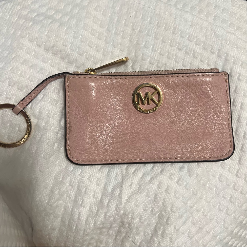 Michael Kors Jet Set Small Coin Purse Keychain Wallet